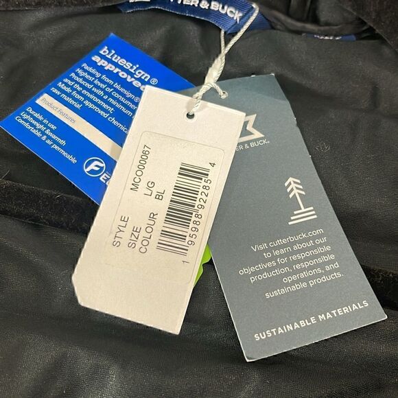 Cutter & Buck Jacket Mens Sz L Mission Ridge Jaguar Helmet puffer eco insulated - Picture 15 of 16